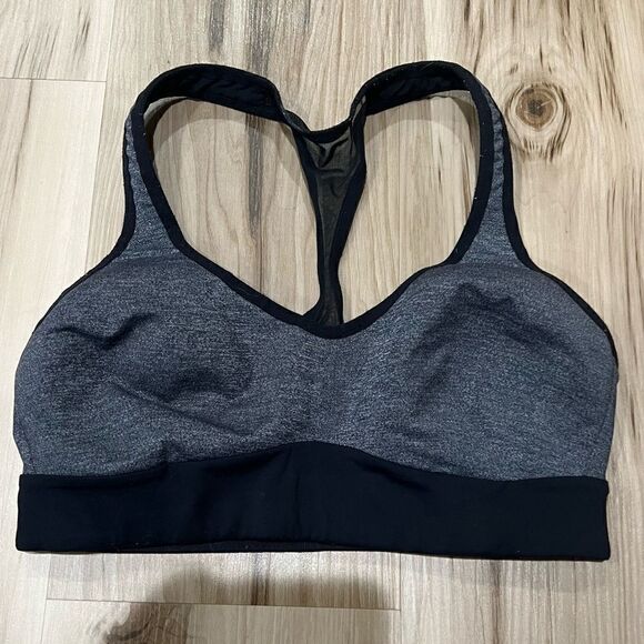 Lululemon Speed Up Grey and Black Bra Women’s 4 - Picture 2 of 4